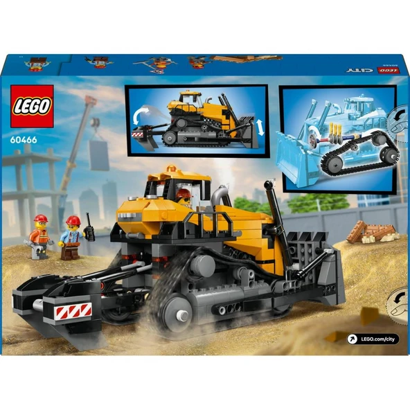 LEGO 60466 City Sarı Buldozer 60466 - Resim 4
