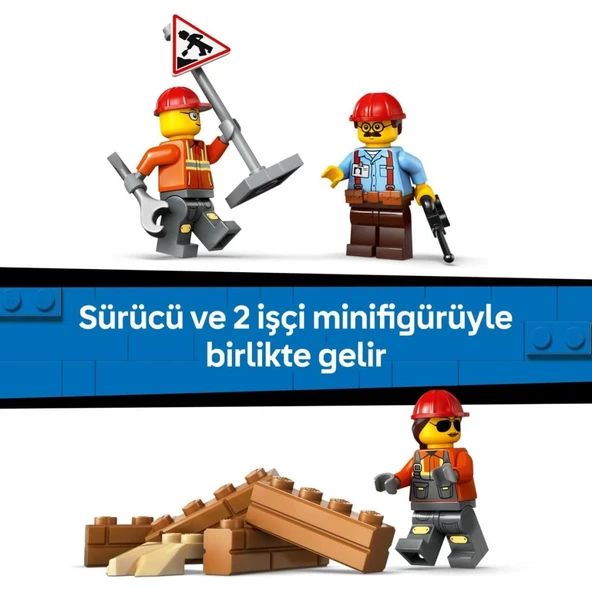 LEGO 60466 City Sarı Buldozer 60466 - Resim 7