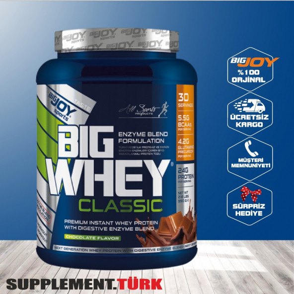 Bigjoy BigWhey Classic Whey Protein 1020 gram - 30 Servis