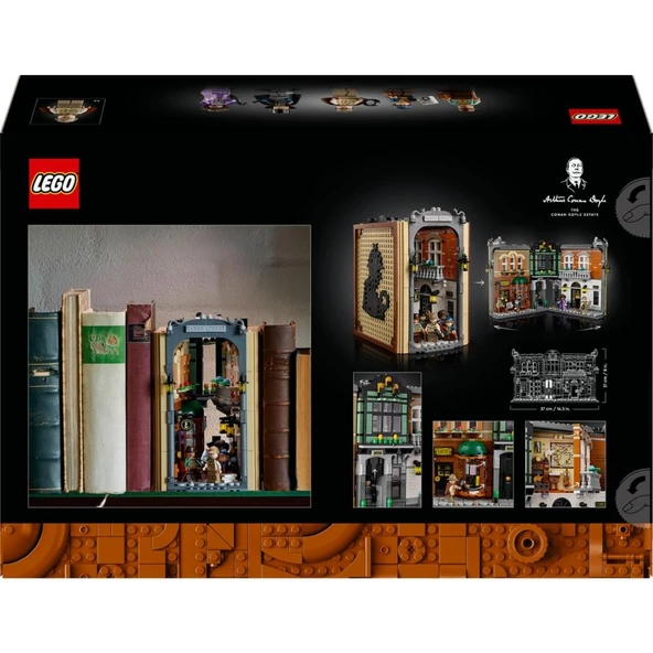LEGO 10351 Icons Sherlock Holmes: Kitaplık Dekoru - Resim 4