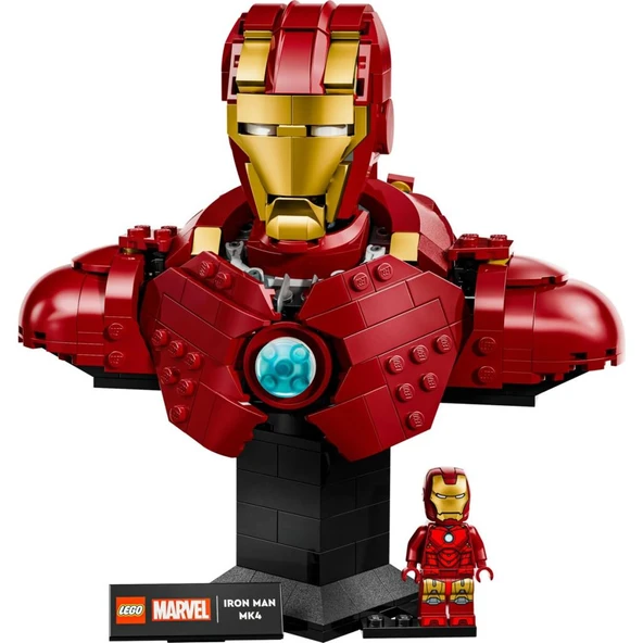 LEGO 76327 Marvel Iron Man Mk4 Büstü - Resim 2
