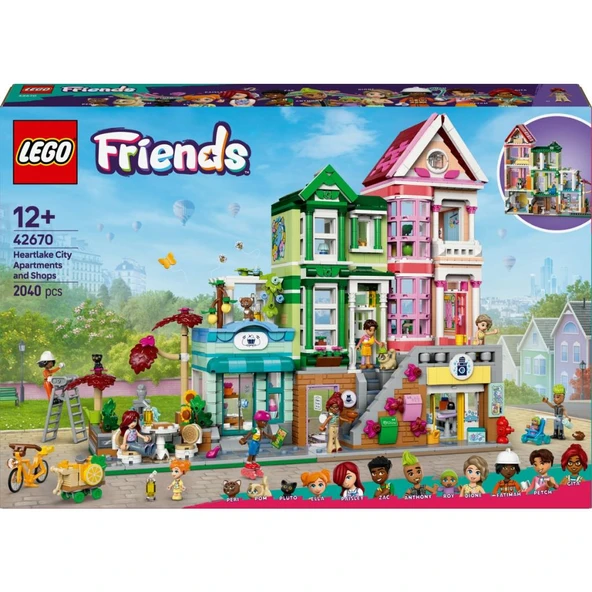 LEGO 42670  Friends Heartlake City Daireleri ve Mağazaları - Resim 3