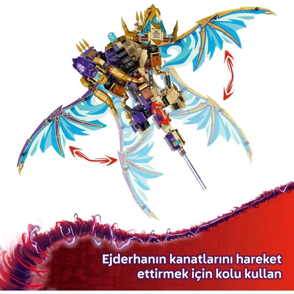 LEGO 71836 NINJAGO Odak Ark Ejderhası - Resim 6