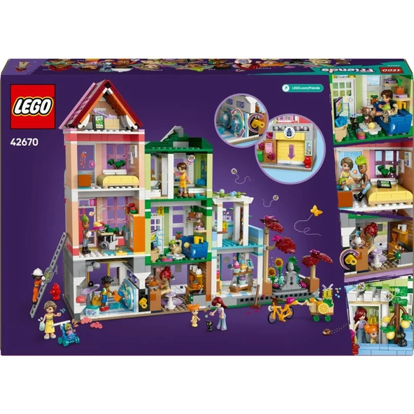LEGO 42670  Friends Heartlake City Daireleri ve Mağazaları - Resim 4