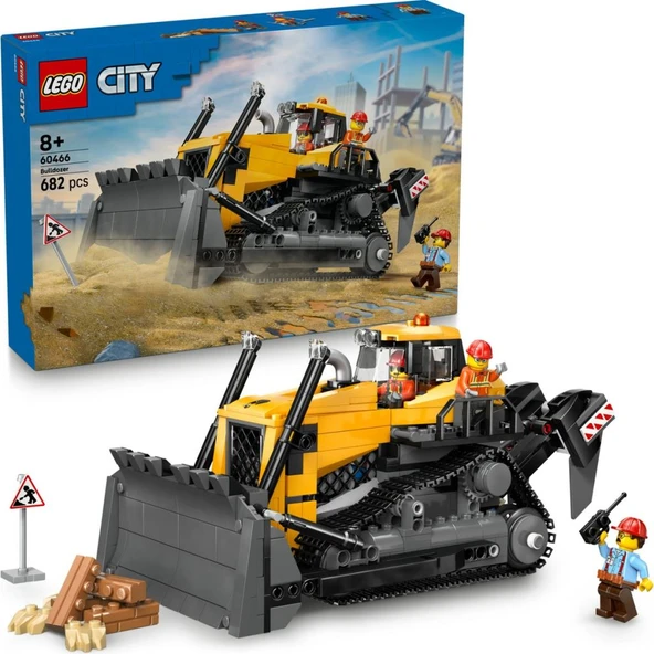 LEGO 60466 City Sarı Buldozer 60466 ürün görseli 1