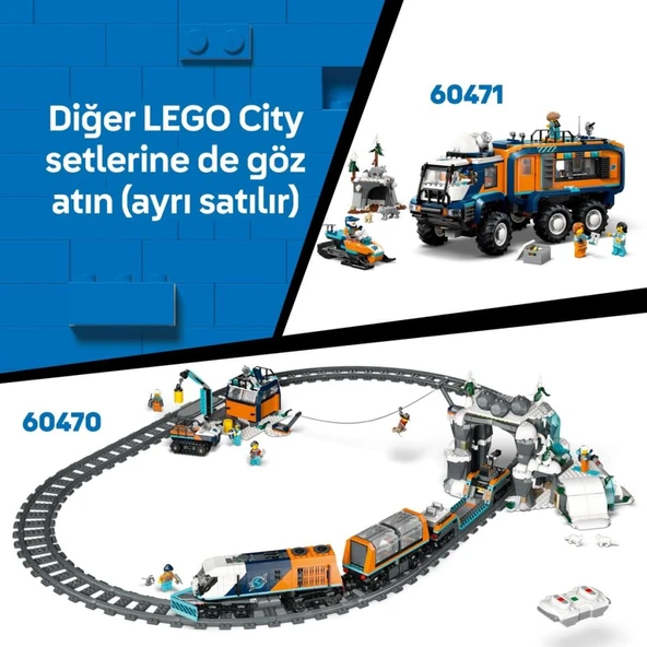 LEGO 60469 City Merkez Tren Istasyonu - Resim 8