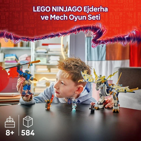 LEGO 71843  Nınjago Rogue’un Robot Ejderha Binicisi - Resim 5