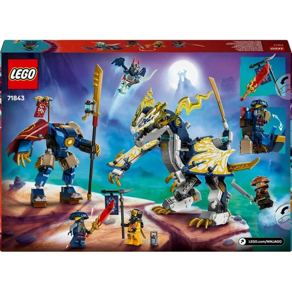 LEGO 71843  Nınjago Rogue’un Robot Ejderha Binicisi - Resim 4