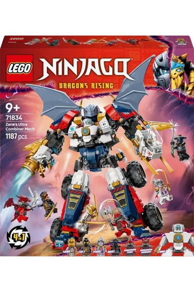 LEGO 71834 NINJAGO® Zane’in Ultra Kombo Mech’i - Resim 7