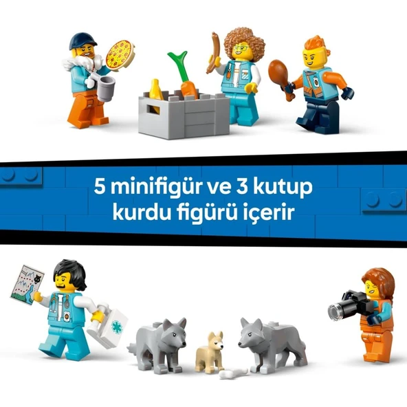 LEGO 60471 City Kutup Kaşifi Laboratuvar Kamyonu - Resim 7
