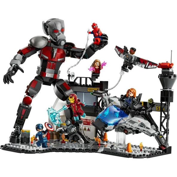 LEGO 76314  Marvel Kaptan Amerika: Kahramanların Savaşı Aksiyon Savaşı - Resim 2