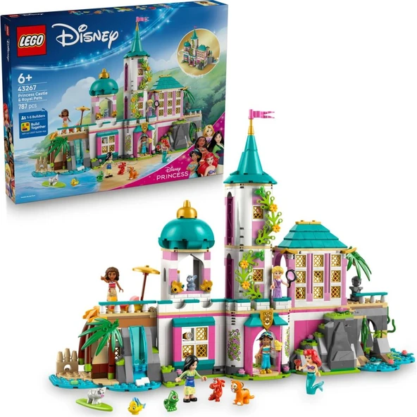 LEGO 43267 Disney Prenses Şatosu ve Kraliyet Hayvanları
