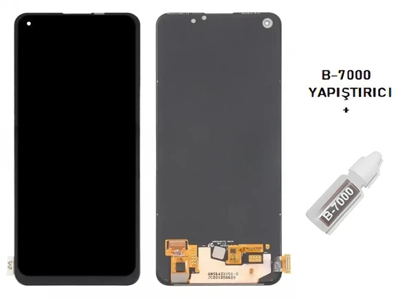 Tkgz - Oppo Reno 5 Uyumlu Lcd Ekran Dokunmatik SERVİCE - PACK + B-7000 - Resim 2