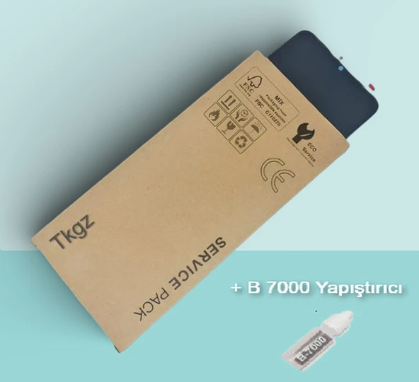 Tkgz - Huawei Nova Y91 Uyumlu Lcd Ekran Dokunmatik SERVİCE - PACK + B-7000 ürün görseli