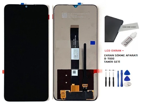 Tkgz - Xiaomi Redm A2 Uyumlu Lcd Ekran Dokunmatik SERVİCE - PACK + B-7000 + Montaj Seti - Resim 2