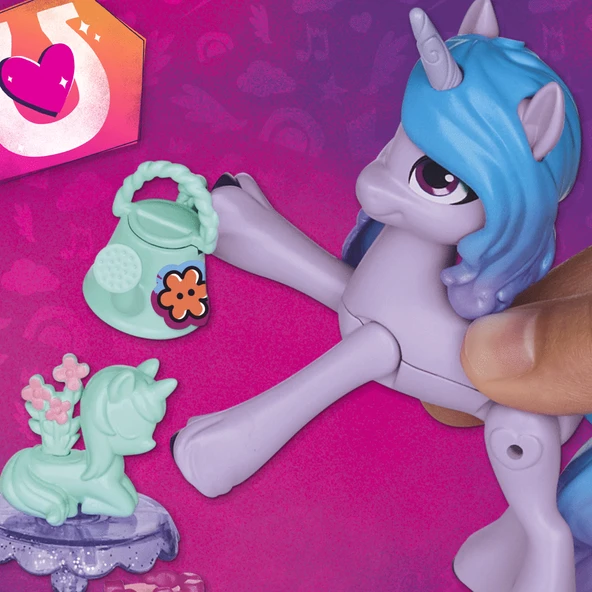 F6112 My Little Pony Izzy Moonbow Unicorn Çay Partisi - 7