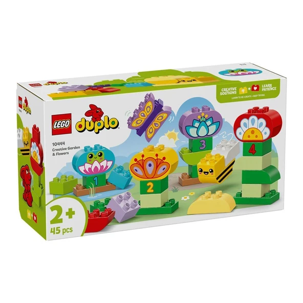 10444 Lego Duplo Yaratıcı Bahçe ve Çiçekler 45 parça +2 yaş - 1