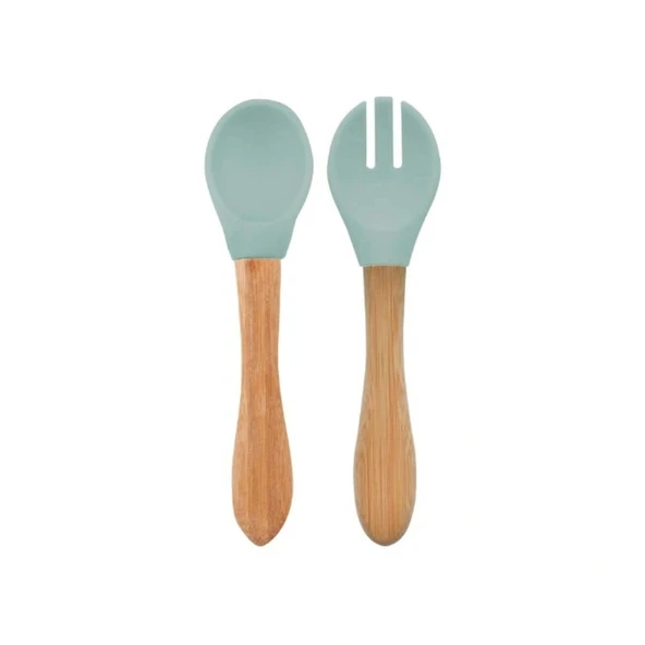 Nessiworld   Mama Kaşığı ve Çatal Seti River Green ürün görseli