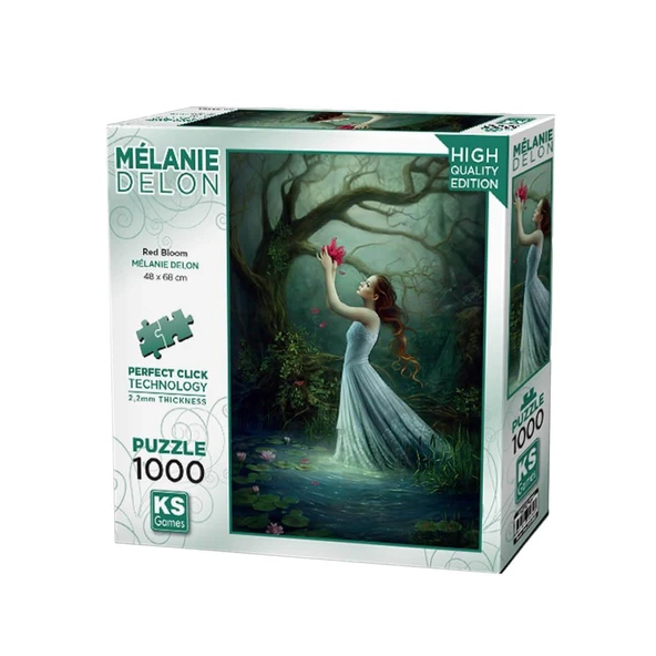 20682 Red Bloom 1000 Parça Puzzle -KS Puzzle - 1
