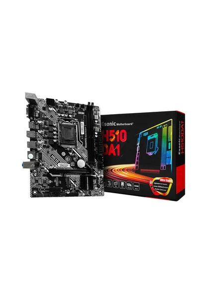 Esonic H510DA1 Intel H510 2400 MHz DDR4 Soket 1200 mATX Anakart ürün görseli