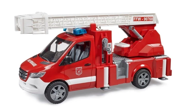 Bruder Mercedes Benz Sprinter Merdivenli Su Püskürten İtfaiye Aracı BR02673 - 1