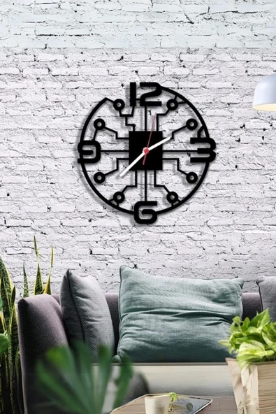 MODERN Ahşap dekor Saat ürün görseli 1