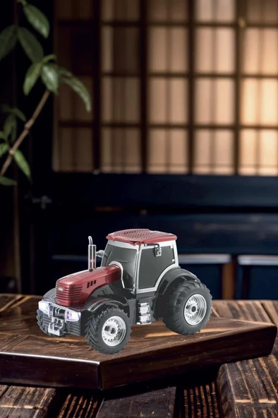 D42 Kırmızı Traktör Tasarım Usb/fm Radyo Bluetooth Hoparlör Speaker - 5