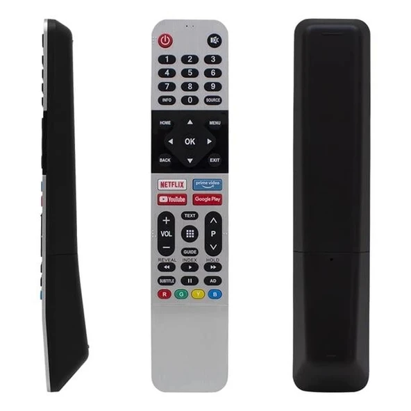 Arçelik - Beko - Grundig RM-L1659 Ses Komutsuz Netflix - Youtube - Prime Video - Google Play Tuş Lcd Led TV Kumanda - 1