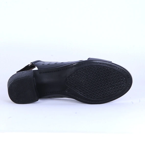 Moda Ayakkabı 548 Kadın 5Cm Topuklu Sandalet Ayakkabı - 14