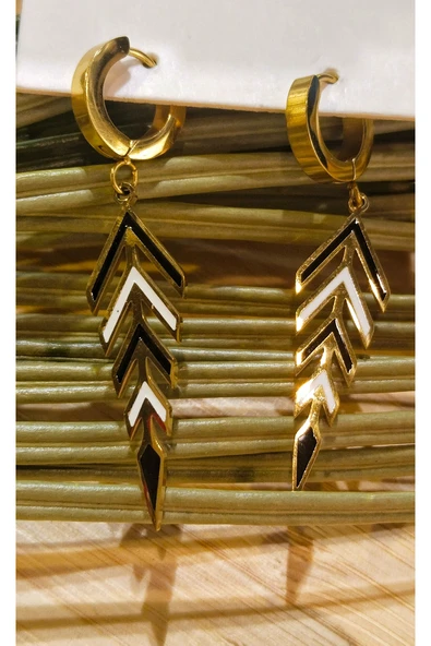 Monalisa Home Gold  Lüks Figürlü Gösterişli Sallantılı  Küpe ürün görseli 1