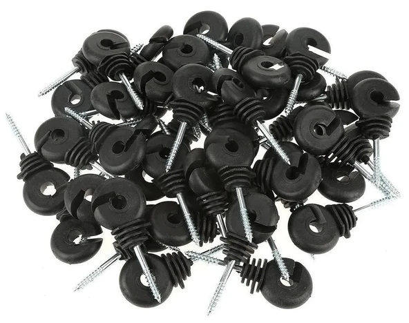 Elektrikli Çit İzolatör Burgu Vidalı 100 ADET - 2