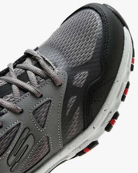 Skechers HİLLCREST Gri/Kırmızı Gri/Kırmızı 41 - 8