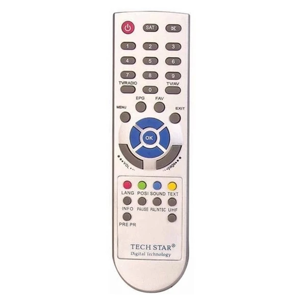 Techstar 5000-7000 Uydu Alıcı Kumandası