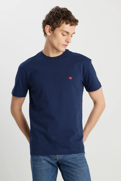 Relaxed Fit Small Logo T-shirt Navy Navy XS ürün görseli 1