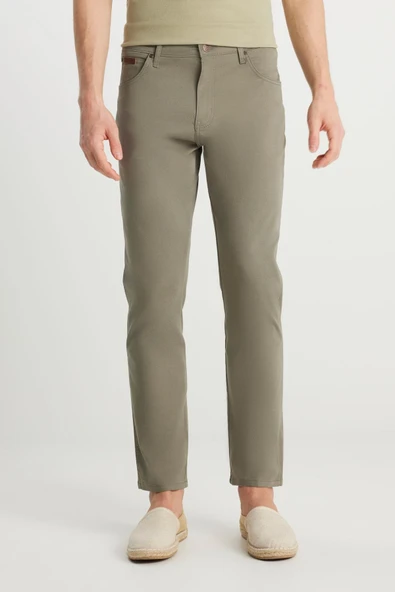 Texas Slim Non Denim Pantolon Dusty Olive Dusty Olive 36 32 - Resim 2