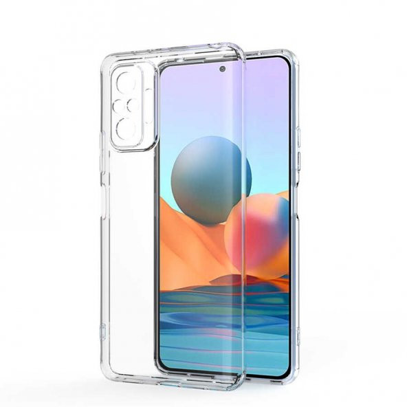 Xiaomi Redmi Note 10 Pro Kılıf  Kamera Korumalı Süper Silikon - 3