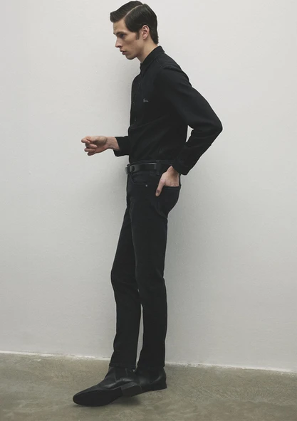 JAKE Deep Smoke Lux Black Siyah Siyah 32 28 - Resim 7