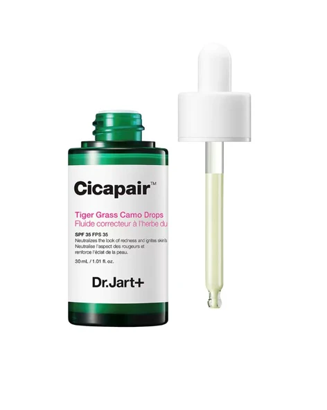 Dr. Jart  Cicapair Tiger Grass - Kaplan Otu İçeren Sıvı Düzeltici SPF 35 30 ml - Resim 2