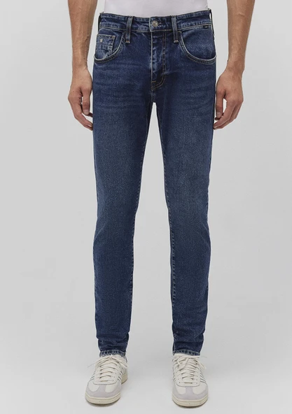 LEO Dark Vintage College Mavi 27 30 Mavi - Resim 3