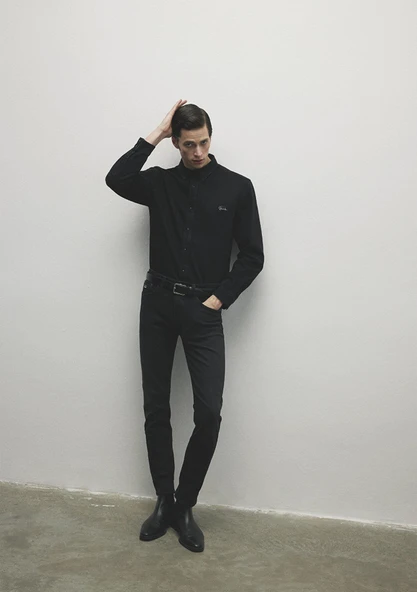 JAKE Deep Smoke Lux Black Siyah Siyah 32 28 - Resim 2