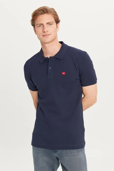 Erkek Regular Fit Polo T-shirt Navy Navy L ürün görseli 1