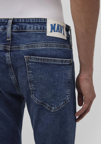 LEO Dark Vintage College Mavi 27 30 Mavi - Resim 7