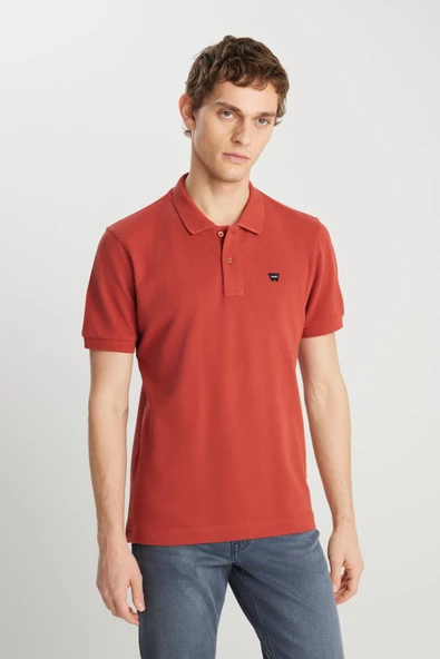 Erkek Regular Fit Polo T-shirt Brick Brick S ürün görseli 1