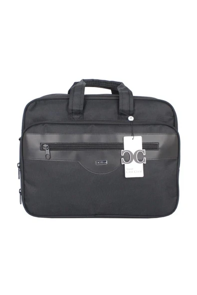 Case Club 2076 Büyük Körüklü 17,3 Inç Laptop Bölmeli El Omuz Çantası - 1