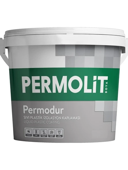 Permodur Sıvı Plastik Izolasyon Kaplama Beyaz 1 Kg. - 2