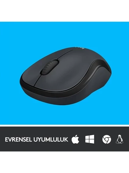 Logitech M220 910-004878 Siyah Sessiz Optik Kablosuz Mouse - 4