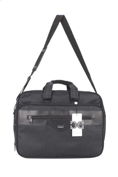 Case Club 2076 Büyük Körüklü 17,3 Inç Laptop Bölmeli El Omuz Çantası - 8