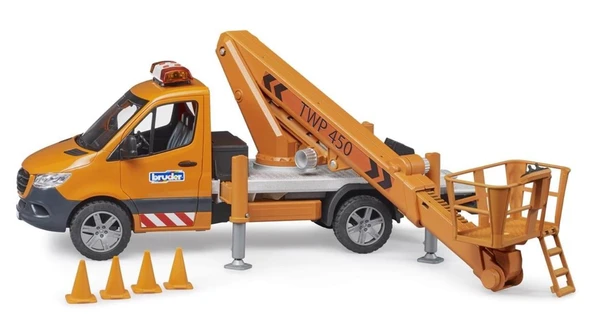 Bruder Oyuncak Mercedes Benz Sprınter Sepetli Vinç Br02679 - Resim 5