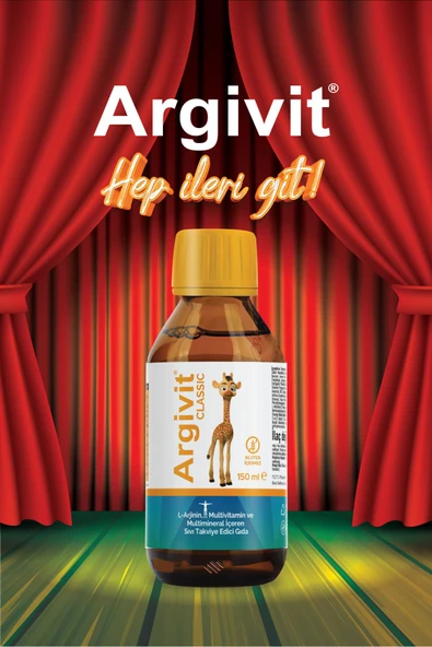 ARGİVİT CLASSIC ŞURUP, L-ARJİNİN VE VİTAMİN İÇEREN TAKVİYE EDİCİ GIDA 150ml şişe - 3