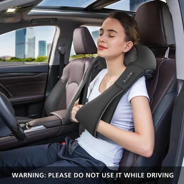 Boyun Masaj Aleti | Yoğurma Başlıklı – Isıtmalı – Elektrikli - 2